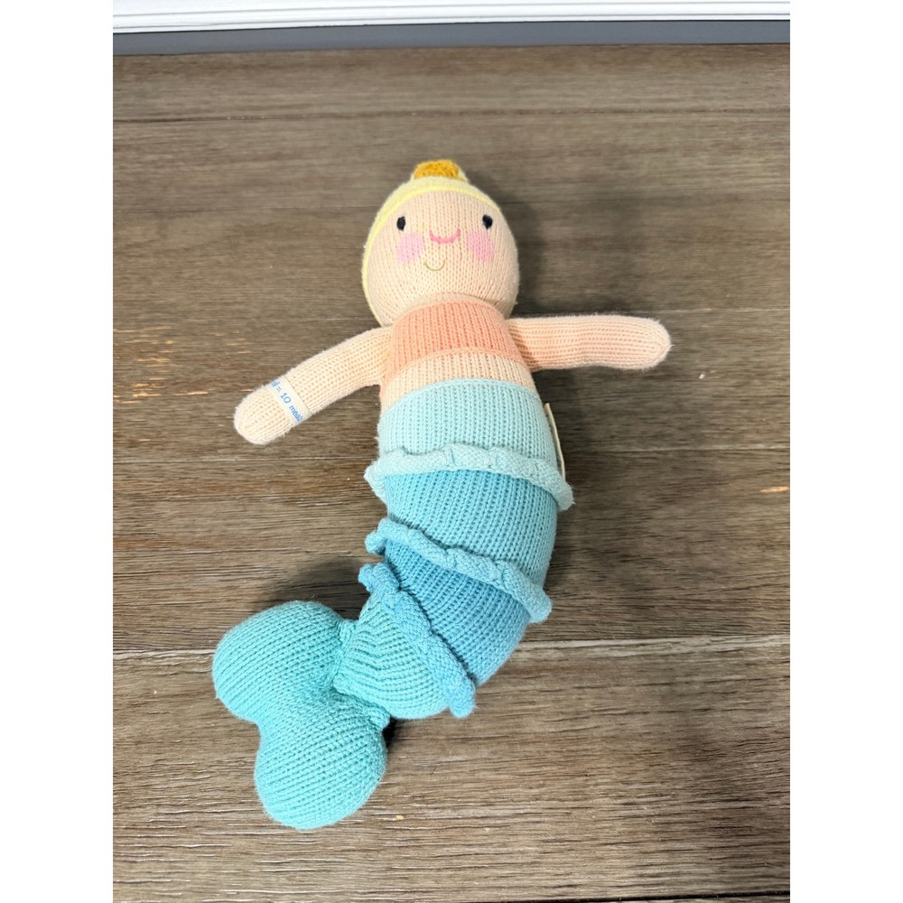 Cuddle + Kind Skye the Mermaid Hand Knit Plush Doll